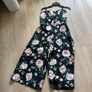 Club Monaco Floral Jumpsuit New